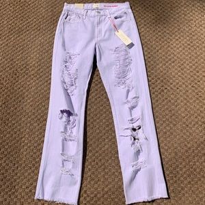 Alice And Olivia Amazing Genevive Distressed Jean